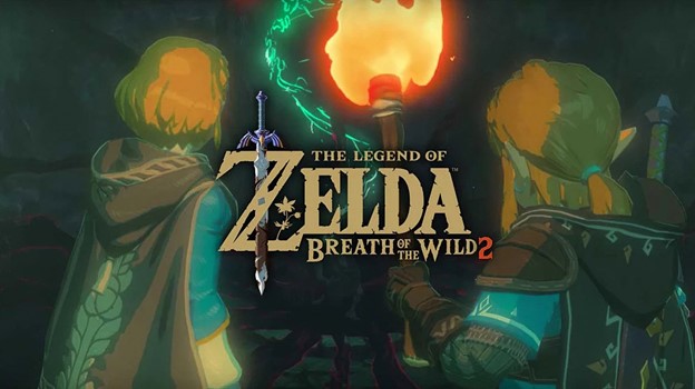 A screenshot from the Zelda Breath of the Wild 2 teaser trailer