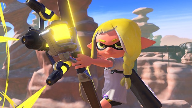 A picture of an Inkling from the Splatoon 3 trailer